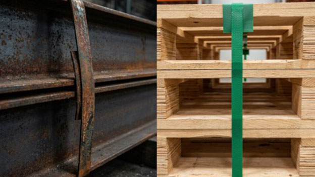 مقایسه تسمه فلزی و PET